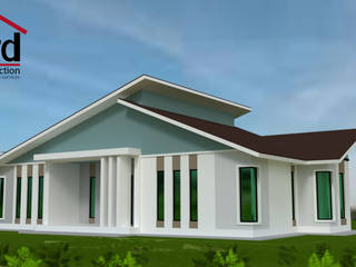 Contemporary Style Bungalow Arau, ARD Construction & Prefab House Services ARD Construction & Prefab House Services