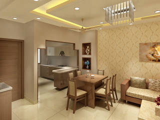 3 Floor Residential Villa, Srijan Homes Srijan Homes Kitchen