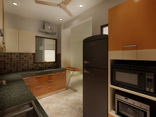 3 BEDROOM + STUDY, Srijan Homes Srijan Homes Kitchen