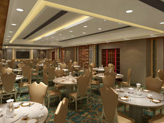 Hotel - Restaurant, Banquet and Convention Center, Srijan Homes Srijan Homes Bedrijfsruimten