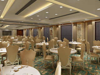 Hotel - Restaurant, Banquet and Convention Center, Srijan Homes Srijan Homes Bedrijfsruimten