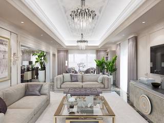 Вилла в Дубае. Гостиная, Diana Tarakanova Design Diana Tarakanova Design Living room