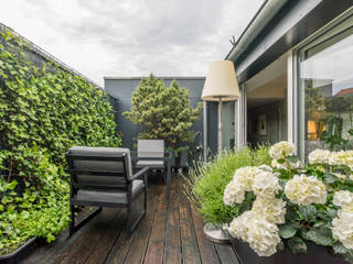 Penthause, Ohlde Interior Design Ohlde Interior Design Classic style balcony, porch & terrace Wood-Plastic Composite