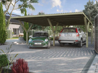 WEKA Y-Carport 612 - Einzelcarport / Doppelcarport, WEKA Holzbau GmbH WEKA Holzbau GmbH