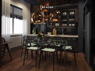 Дизайн-проект "Бегемот", Reroom Reroom Кухня в стиле лофт