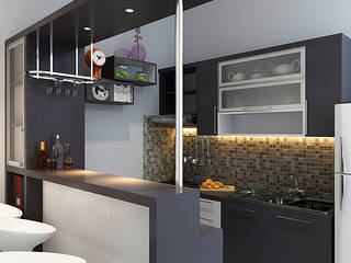 Kitchen Set, Akilla Concept Akilla Concept 클래식스타일 주방 솔리드 우드 멀티 컬러