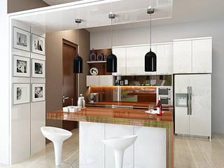 Kitchen Set, Akilla Concept Akilla Concept Cuisine classique Bois massif Multicolore