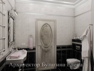 Интерьер ванной комнаты, Архитектурное Бюро "Капитель" Архитектурное Бюро 'Капитель' Ванная комната в эклектичном стиле
