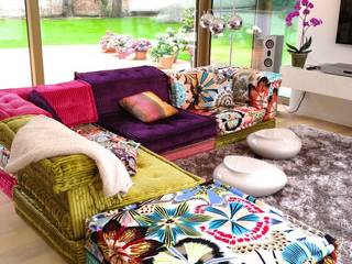 Planung und Einrichtung, Lux-Design-Living Lux-Design-Living Eclectische woonkamers Sofa's & fauteuils