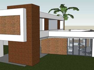Residência Araçagy - São Luís, MA, Oca Bio Arquitetura e Design Oca Bio Arquitetura e Design Modern Houses