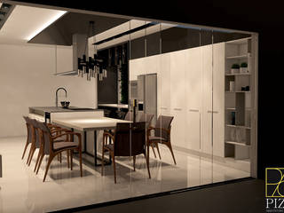 Cozinha BM, PIZO Arquitetura e Design PIZO Arquitetura e Design Muebles de cocinas