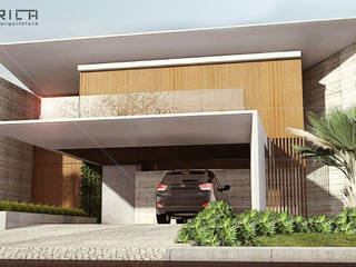 Casa AlC em campo Mourão PR, Métrica Arquitetura Métrica Arquitetura Casas familiares