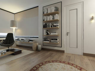 homify Moderne Arbeitszimmer Holzwerkstoff Weiß Accessoires und Dekoration