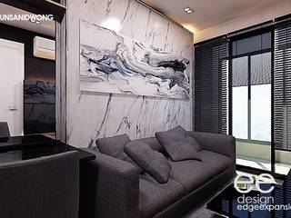 ตกแต่งคอนโดมิเนียม 1 bedroom modern luxury, EEdesign studio EEdesign studio