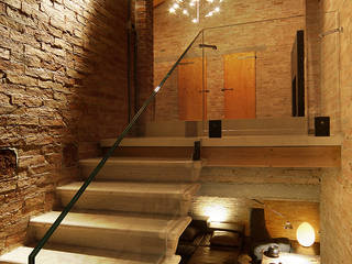 Private house, ZAA Zanon Architetti Associati ZAA Zanon Architetti Associati Ingresso, Corridoio & Scale in stile rurale