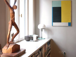 Stilvolle Sanierung einer Altbauwohnung, Monika Schäfers Innenarchitektur Monika Schäfers Innenarchitektur Living room Wood Wood effect