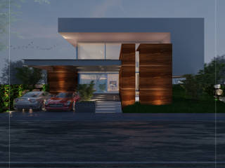 Diseño de Fachada, Visualización 3D Visualización 3D Villa Seramik