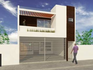 Casa IR, ..arquitecturería taller.. ..arquitecturería taller.. منزل عائلي صغير