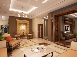 Private Residential Villa-Allegria, SIGMA Designs SIGMA Designs モダンデザインの リビング