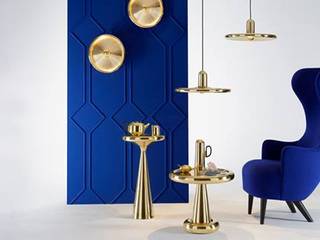 Vibrant Blue Spaces, Spacio Collections Spacio Collections Moderne Wohnzimmer Leder Blau