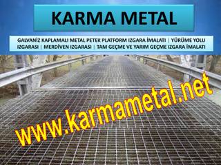 KARMA METAL-Metal Izgara Galvanizli Paslanmaz Metal yurume yolu Izgara petek izgara imalati, KARMA METAL KARMA METAL