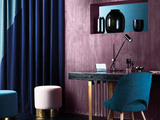 Farben erleben und Räume gestalten, Wohnwiese Jette Schlund Wohnwiese Jette Schlund Study/office Solid Wood Purple/Violet