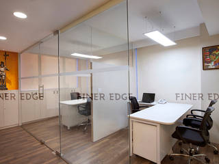 Hindustan micro finance , Finer Edge Architects & Interior Designers Finer Edge Architects & Interior Designers Espaços comerciais