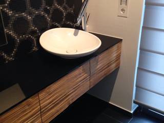Waschtisch-Unterbau mit Schubladen für Gäste-WC, RAUMKONZEPT RAUMKONZEPT Moderne Badezimmer