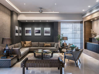 Apartment in Juhu, Rakeshh Jeswaani Interior Architects Rakeshh Jeswaani Interior Architects Eclectic style living room