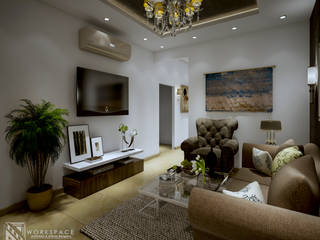 Space for us | Family room, WORKSPACE architects & interior designers WORKSPACE architects & interior designers غرفة المعيشة