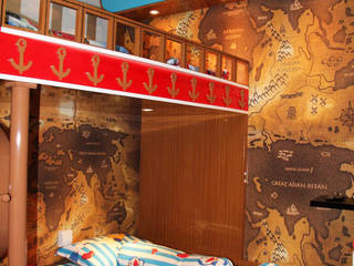 Kamar Anak dengan tema "Perahu", G | moment capture G | moment capture Teen bedroom Wood Multicolored