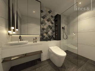 Studio Apartment, Sandalwood Springhill , Lines & Lumber Lines & Lumber Rustic style bathrooms