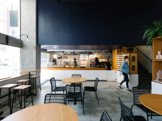 Cookie Stories Café, Solo Arquitetos Solo Arquitetos Ruang Komersial Beton