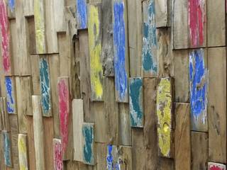 Painéis Decor de Madeira a tendência!, STREIGHTEX STREIGHTEX Modern Walls and Floors Solid Wood Multicolored