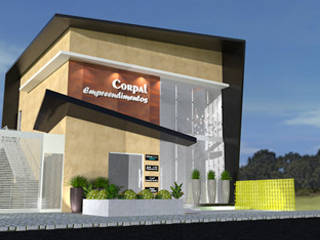 Comercial Corpal, Lidiane Santos Arquitetura Lidiane Santos Arquitetura Commercial spaces Bricks