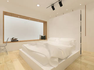 Pluit Residence, KERA Design Studio KERA Design Studio Kamar Tidur Minimalis