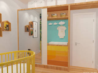 Baby Room in Den Haag, Studio Baoba Studio Baoba Modern nursery/kids room