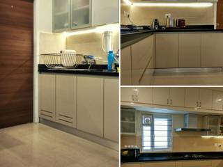 Apartments in Chennai, WOODLIFE INTERIOR PRIVATE LTD WOODLIFE INTERIOR PRIVATE LTD Built-in kitchens Plywood