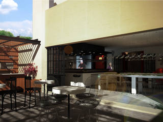 Reforma Local Gastronomico, Dsg Arquitectura Dsg Arquitectura فناء أمامي أسمنت