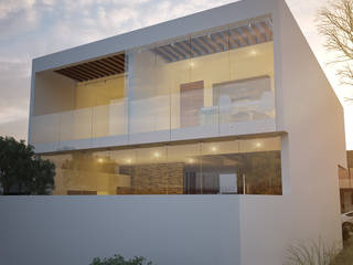 Casa Valle Verde, 21arquitectos 21arquitectos Maisons minimalistes