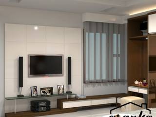 Master Bedroom, Asanka Interior Asanka Interior ห้องนอน