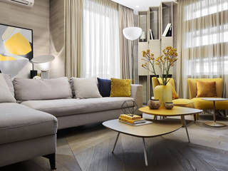 House in Minsk, Unique Design Company Unique Design Company Modern living room