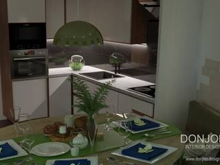 Дизайн интерьера коттеджа, DONJON DONJON Кухня в стиле модерн