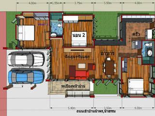 ผลงานการออกแบบบ้านพักอาศัย และควบคุมการก่อสร้าง โดย LIVD, LIVD LIVD