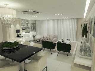 Projeto A|F, A3 Arquitetura_ A3 Arquitetura_ Klassische Wohnzimmer