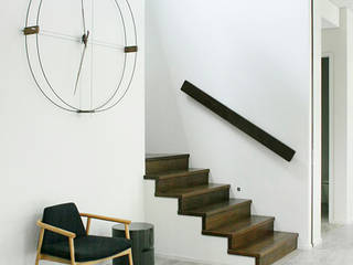 Living Room Wall Styling, Just For Clocks Just For Clocks Modern living room Metal