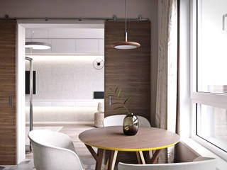 NAMIC квартира 72м2 в Москве, Tim Gabriel Design Tim Gabriel Design Modern Mutfak