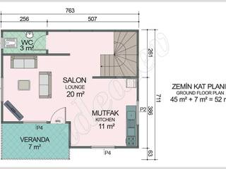 homify Casas prefabricadas Tableros de virutas orientadas