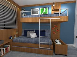 QUARTO DOS MENINOS , MARTA AZEVEDO INTERIORES MARTA AZEVEDO INTERIORES ห้องนอน