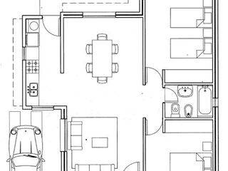 Casa a Construir Ideal Procrear, Arq. Gustavo Piazza & Asociados Arq. Gustavo Piazza & Asociados Rustic style houses